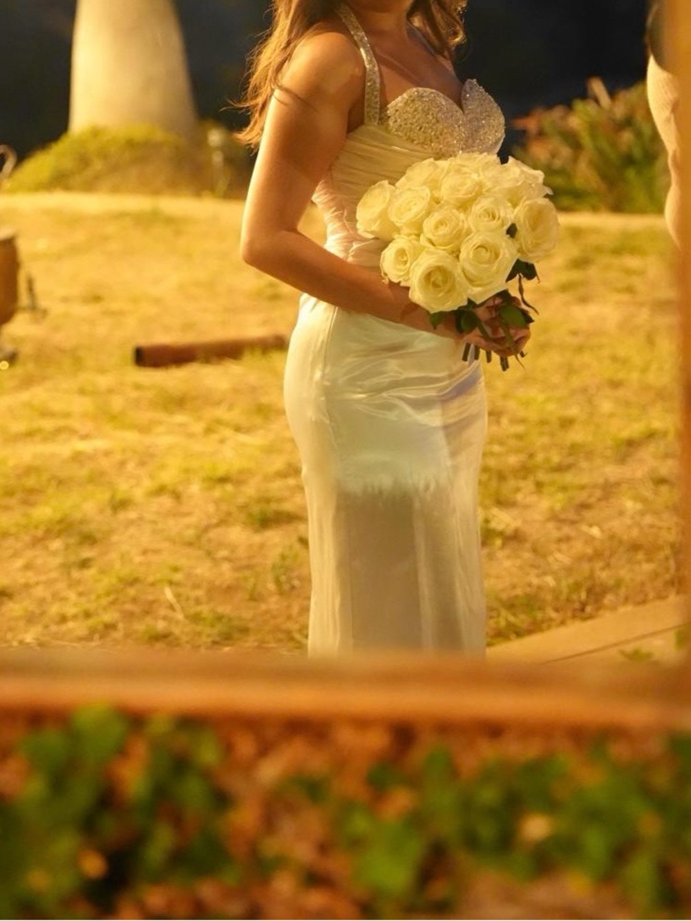 Cinderella Ivory Satin Bridal Gown with Beaded Sweetheart Neckline